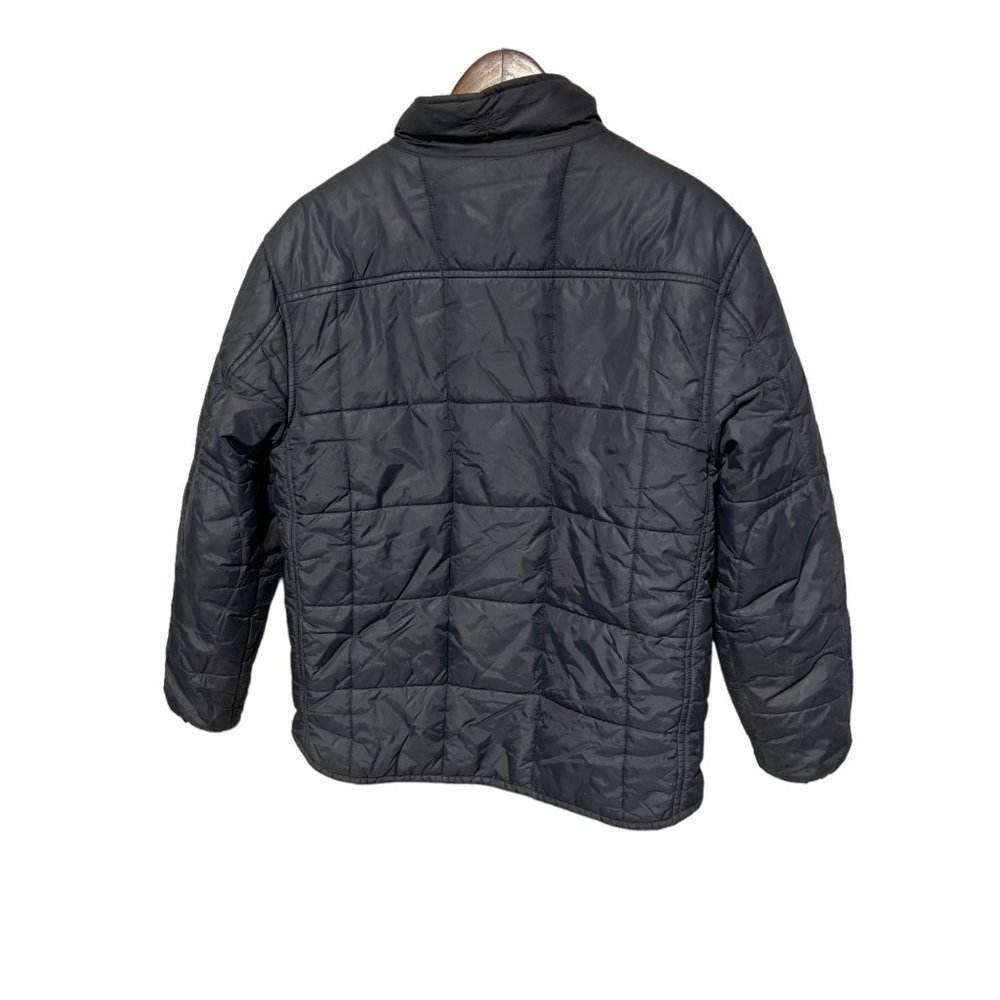 Women's Black Quilted Winter Coat Size Medium - Picture 2 of 8